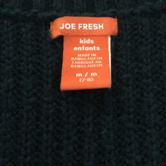 Girls blue button up sweater - Picture 4 of 5